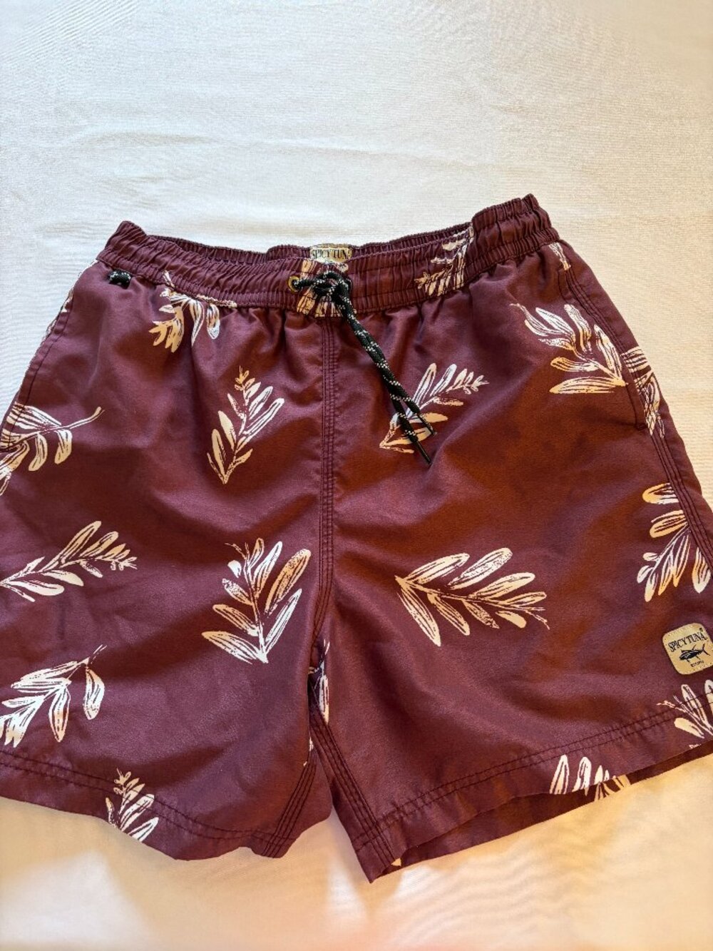 Men's Spicy Tuna Medium Swim Trunks
